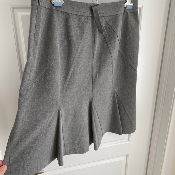 Grey Skirt with Ruffled Ends - Picture 7 of 8